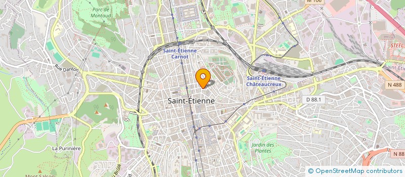 localisation de l'entreprise MONSIEUR LAURENT PARIS  SAINT-ETIENNE