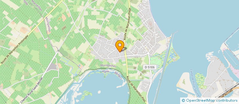 localisation de l'entreprise MONSIEUR LAURENT PARISI à MARSEILLAN