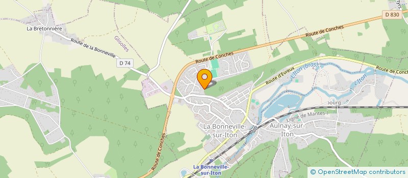 localisation de l'entreprise MONSIEUR LAURENT PARISOT  LA BONNEVILLE-SUR-ITON