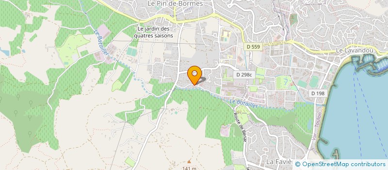 localisation de l'entreprise MONSIEUR LAURENT PARMENTIER à BORMES-LES-MIMOSAS