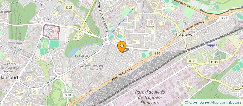 localisation de l'entreprise MONSIEUR LAURENT PARMENTIER  TRAPPES