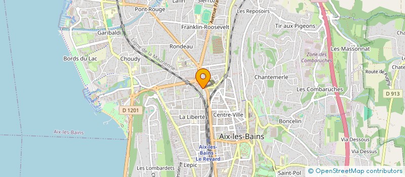 localisation de l'entreprise MONSIEUR LAURENT PARODI  AIX-LES-BAINS