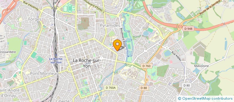 localisation de l'entreprise MONSIEUR LAURENT PAROISSE à LA ROCHE-SUR-YON