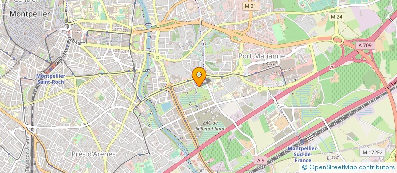 localisation de l'entreprise MONSIEUR LAURENT PARPETTE à MONTPELLIER