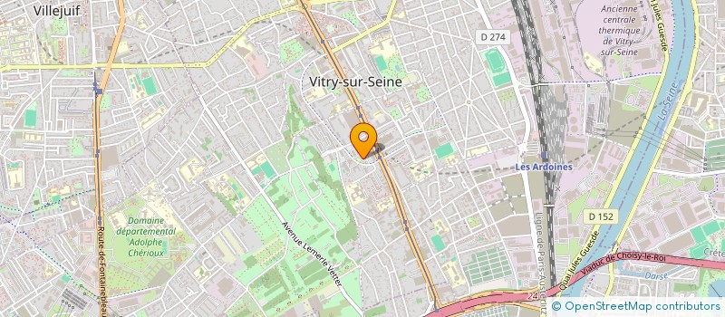 localisation de l'entreprise MONSIEUR LAURENT PARRA à VITRY-SUR-SEINE