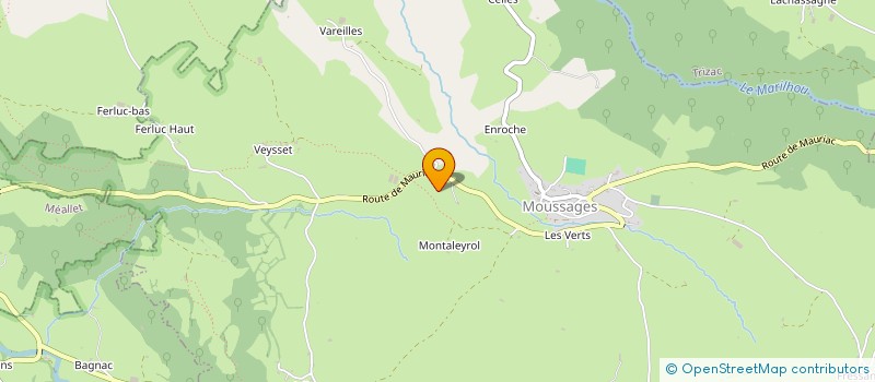 localisation de l'entreprise MONSIEUR LAURENT PARRASSE à MOUSSAGES