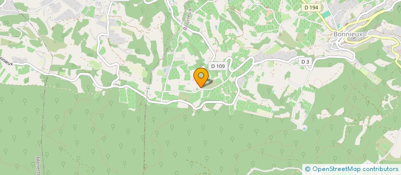 localisation de l'entreprise MONSIEUR LAURENT PARRAUD à BONNIEUX
