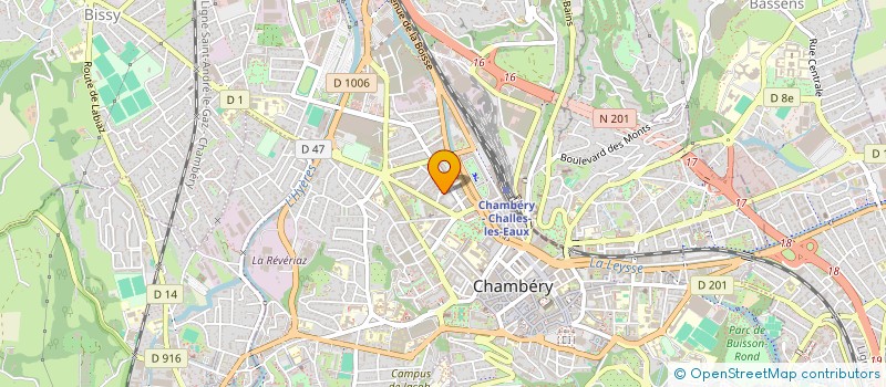 localisation de l'entreprise MONSIEUR LAURENT PASCAL  CHAMBERY