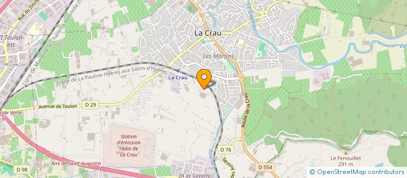 localisation de l'entreprise MONSIEUR LAURENT PASCAL à LA CRAU