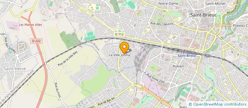 localisation de l'entreprise MONSIEUR LAURENT PASCAUD à SAINT-BRIEUC