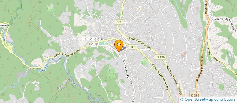 localisation de l'entreprise MONSIEUR LAURENT PASQUALE à LA COLLE-SUR-LOUP