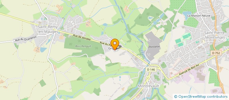 localisation de l'entreprise MONSIEUR LAURENT PASQUIER  MAUGES-SUR-LOIRE