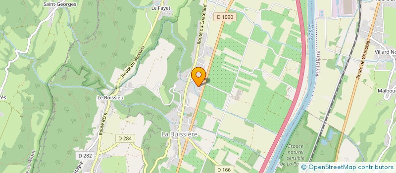 localisation de l'entreprise MONSIEUR LAURENT PASQUIER  LA BUISSIERE