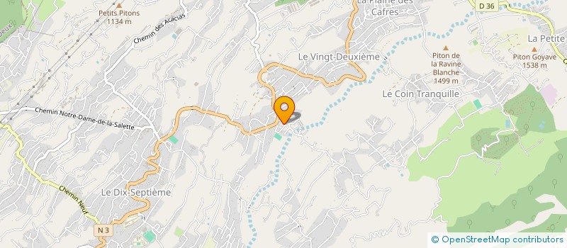 localisation de l'entreprise MONSIEUR LAURENT PATISSIER à LE TAMPON