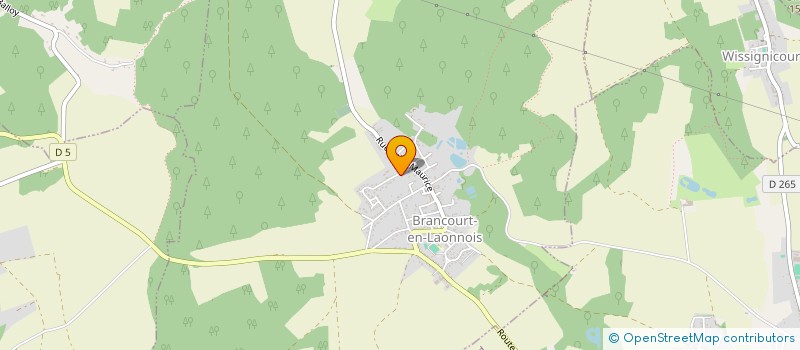 localisation de l'entreprise MONSIEUR LAURENT PATTE  BRANCOURT-EN-LAONNOIS