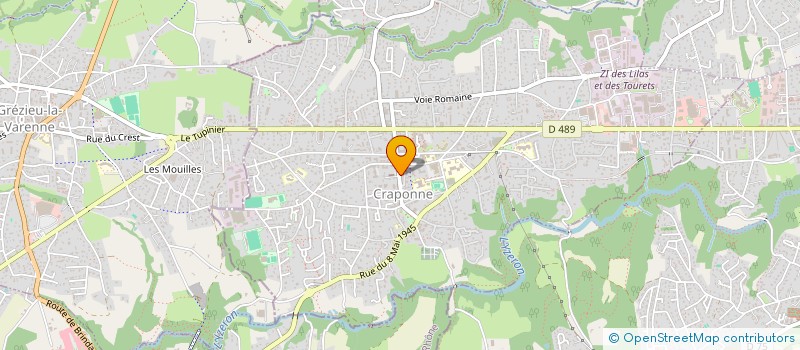 localisation de l'entreprise MONSIEUR LAURENT PAVIT  CRAPONNE