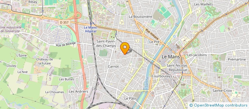 localisation de l'entreprise MONSIEUR LAURENT PAVY à LE MANS
