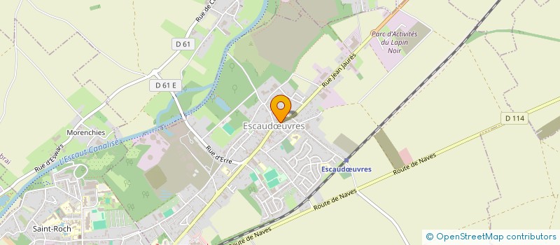 localisation de l'entreprise MONSIEUR LAURENT PAWLUS à ESCAUDŒUVRES