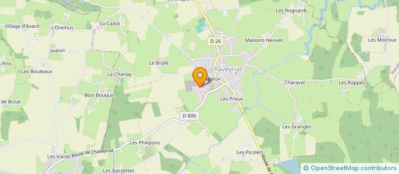 localisation de l'entreprise MONSIEUR LAURENT PAYAN à CHAVEYRIAT