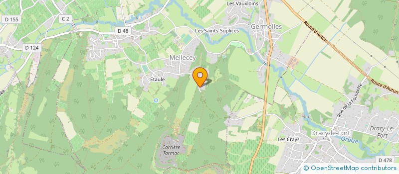 localisation de l'entreprise MONSIEUR LAURENT PECCATTE  MELLECEY