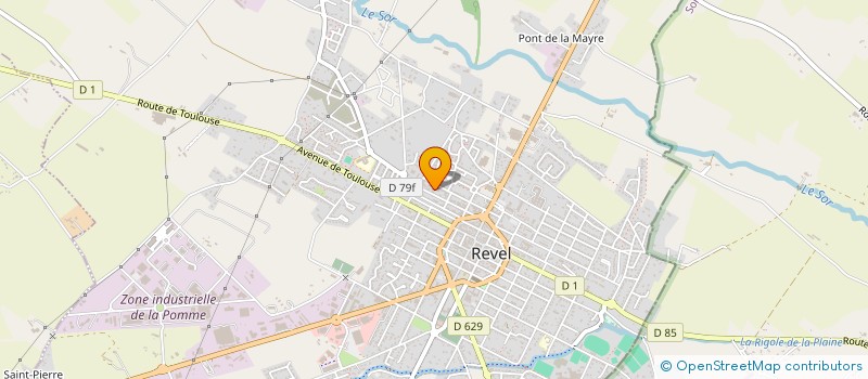 localisation de l'entreprise MONSIEUR LAURENT PECHARMAN à REVEL