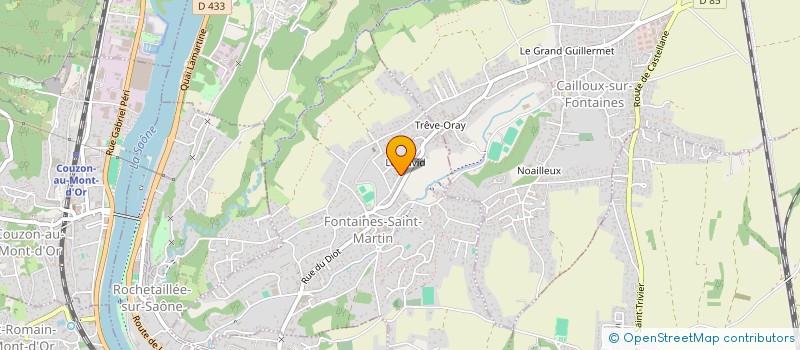 localisation de l'entreprise MONSIEUR LAURENT PEDRENO  FONTAINES-SAINT-MARTIN