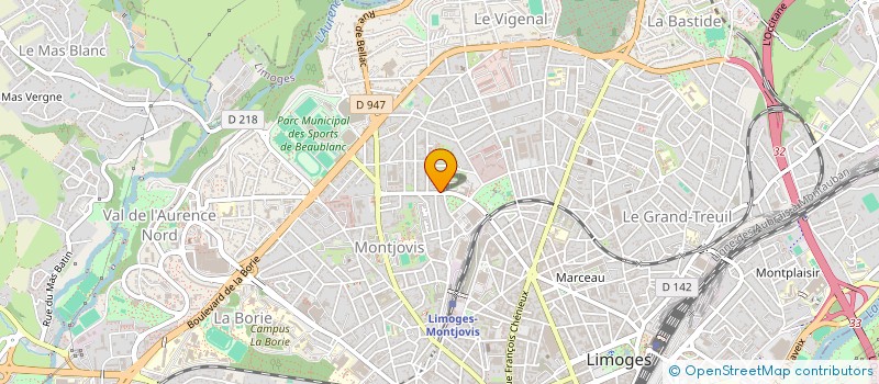 localisation de l'entreprise MONSIEUR LAURENT PEETERS à LIMOGES