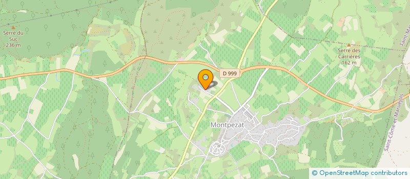 localisation de l'entreprise MONSIEUR LAURENT PELATAN  MONTPEZAT