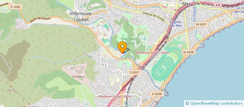 localisation de l'entreprise MONSIEUR LAURENT PELLEGRIN à VILLENEUVE-LOUBET