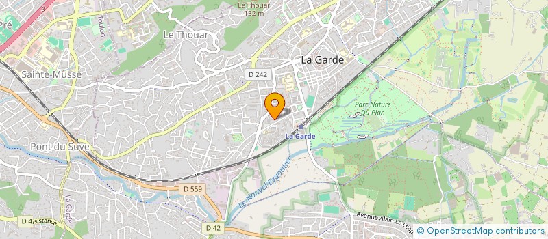 localisation de l'entreprise MONSIEUR LAURENT PELLERIN à LA GARDE