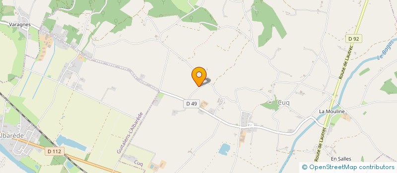 localisation de l'entreprise MONSIEUR LAURENT PELLIZZARI  CUQ