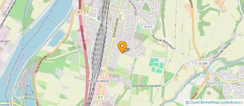 localisation de l'entreprise MONSIEUR LAURENT PEMEANT à PORTES-LES-VALENCE