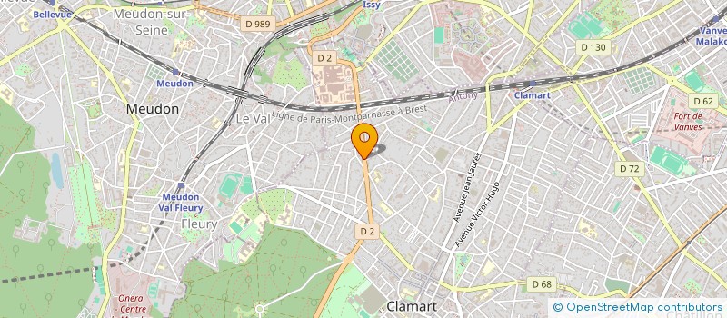 localisation de l'entreprise MONSIEUR LAURENT PENA VIEIRA à CLAMART