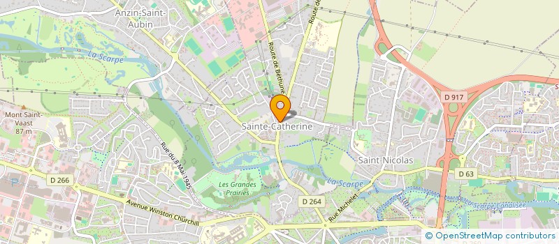 localisation de l'entreprise MONSIEUR LAURENT PENCHINAT  SAINTE-CATHERINE