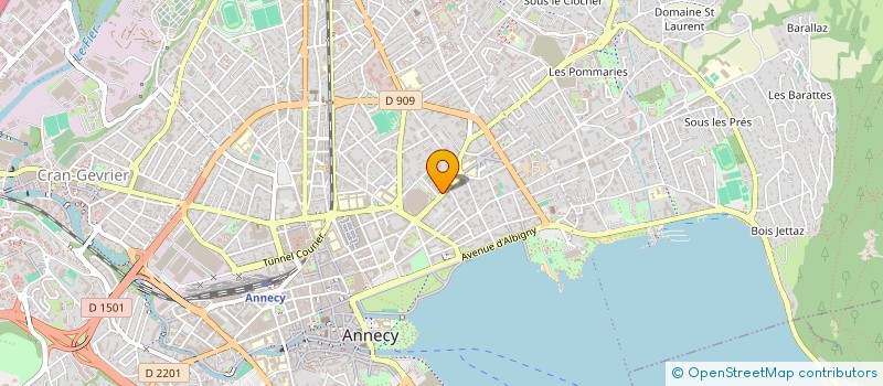 localisation de l'entreprise MONSIEUR LAURENT PENET à ANNECY