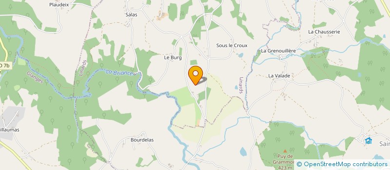 localisation de l'entreprise MONSIEUR LAURENT PENICAUD à LINARDS
