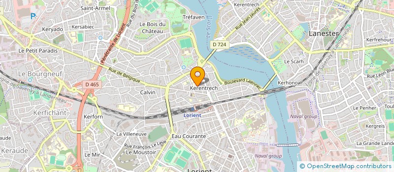 localisation de l'entreprise MONSIEUR LAURENT PENSEC  LORIENT