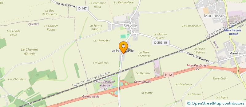 localisation de l'entreprise MONSIEUR LAURENT PEREZ à SERVILLE