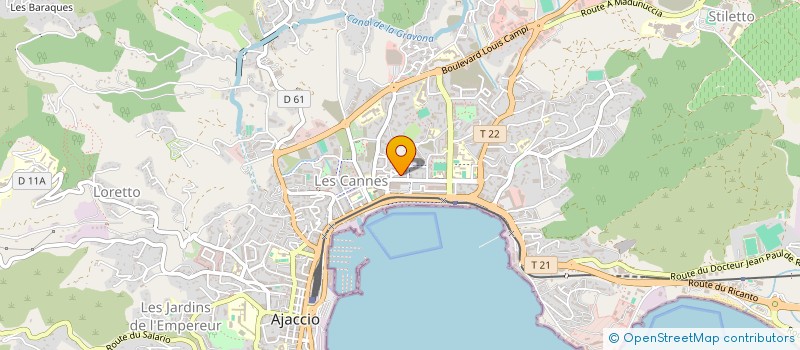 localisation de l'entreprise MONSIEUR LAURENT PERIE à AJACCIO