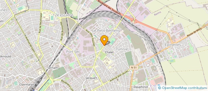 localisation de l'entreprise MONSIEUR LAURENT PERILLIER  REIMS