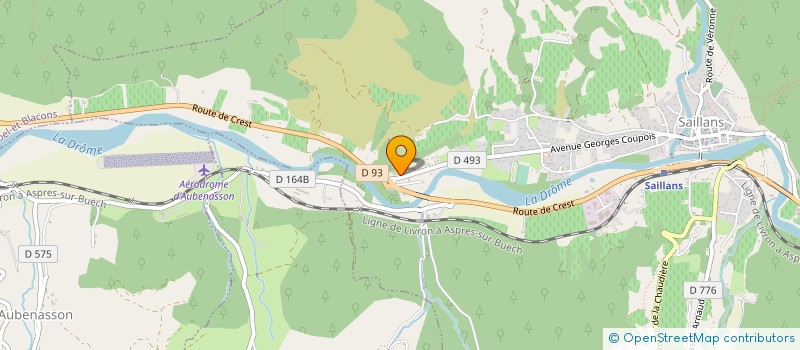 localisation de l'entreprise MONSIEUR LAURENT PEROT  SAILLANS