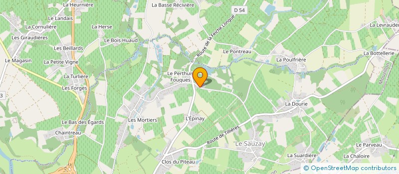 localisation de l'entreprise MONSIEUR LAURENT PERRAUD à CLISSON