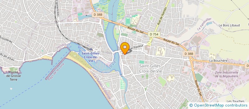localisation de l'entreprise MONSIEUR LAURENT PERRAUD  SAINT-GILLES-CROIX-DE-VIE