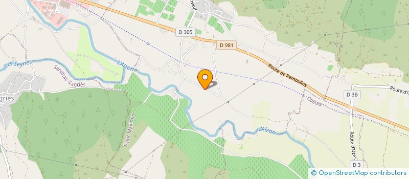 localisation de l'entreprise MONSIEUR LAURENT PERRE  SAINT-MAXIMIN