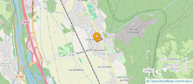 localisation de l'entreprise MONSIEUR LAURENT PERRET à VOREPPE