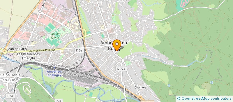 localisation de l'entreprise MONSIEUR LAURENT PERRI  AMBERIEU-EN-BUGEY