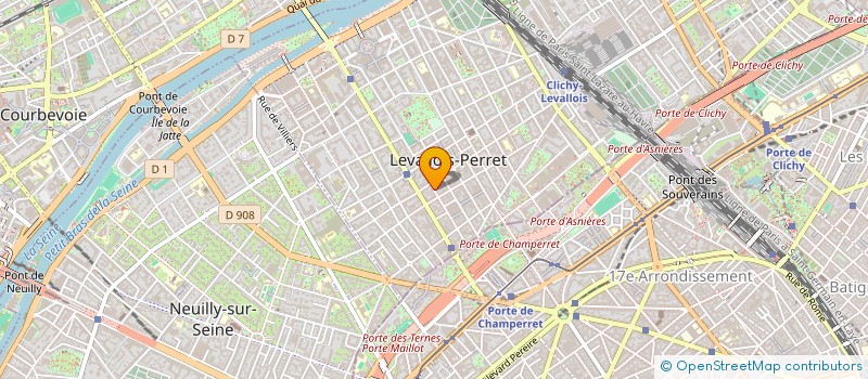localisation de l'entreprise MONSIEUR LAURENT PERRIES  LEVALLOIS-PERRET