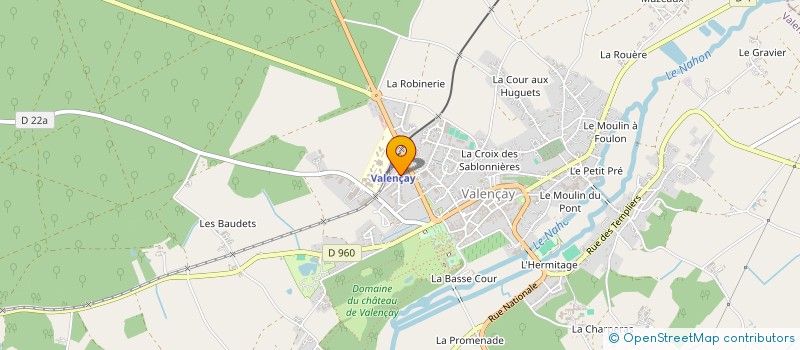 localisation de l'entreprise MONSIEUR LAURENT PERRIN à VALENCAY