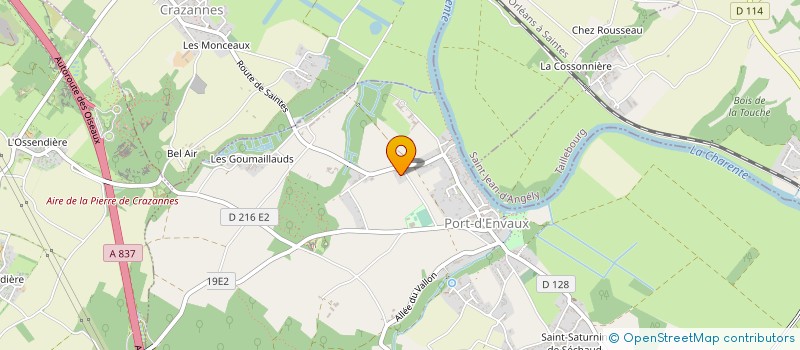 localisation de l'entreprise MONSIEUR LAURENT PERROCHAUD  PORT-D'ENVAUX