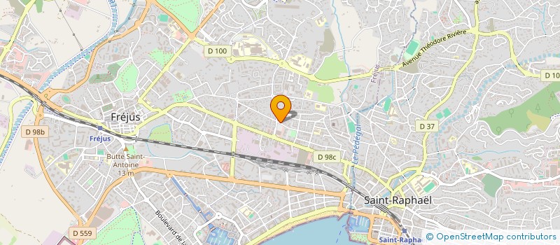 localisation de l'entreprise MONSIEUR LAURENT PERRONI  FREJUS